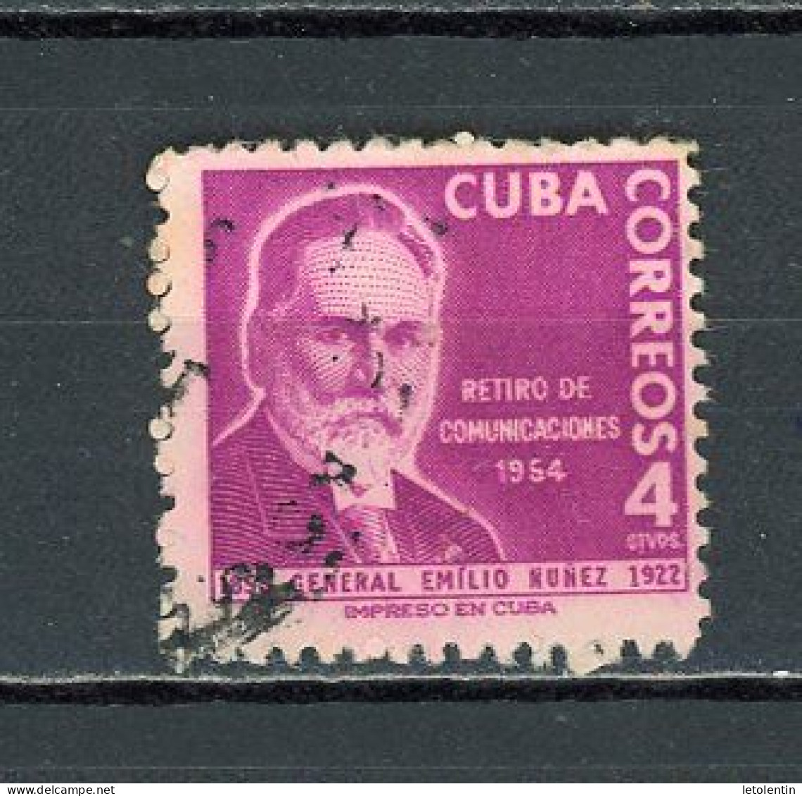 CUBA -  CÉLÉBRITÉ  N°Yt 427 Obli. - Usati