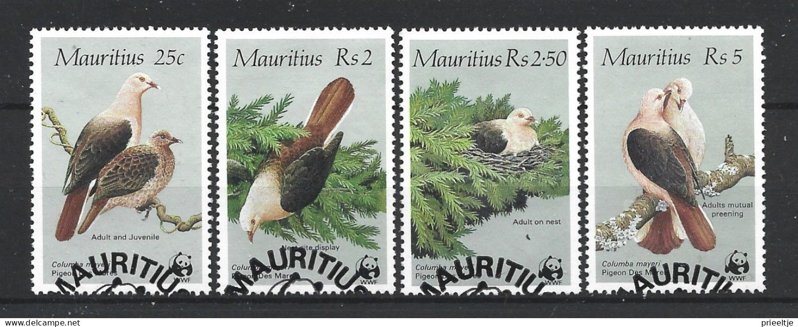 Mauritius 1985 WWF Pigeon Des Mares Y.T. 631/634 (0) - Mauritius (1968-...)