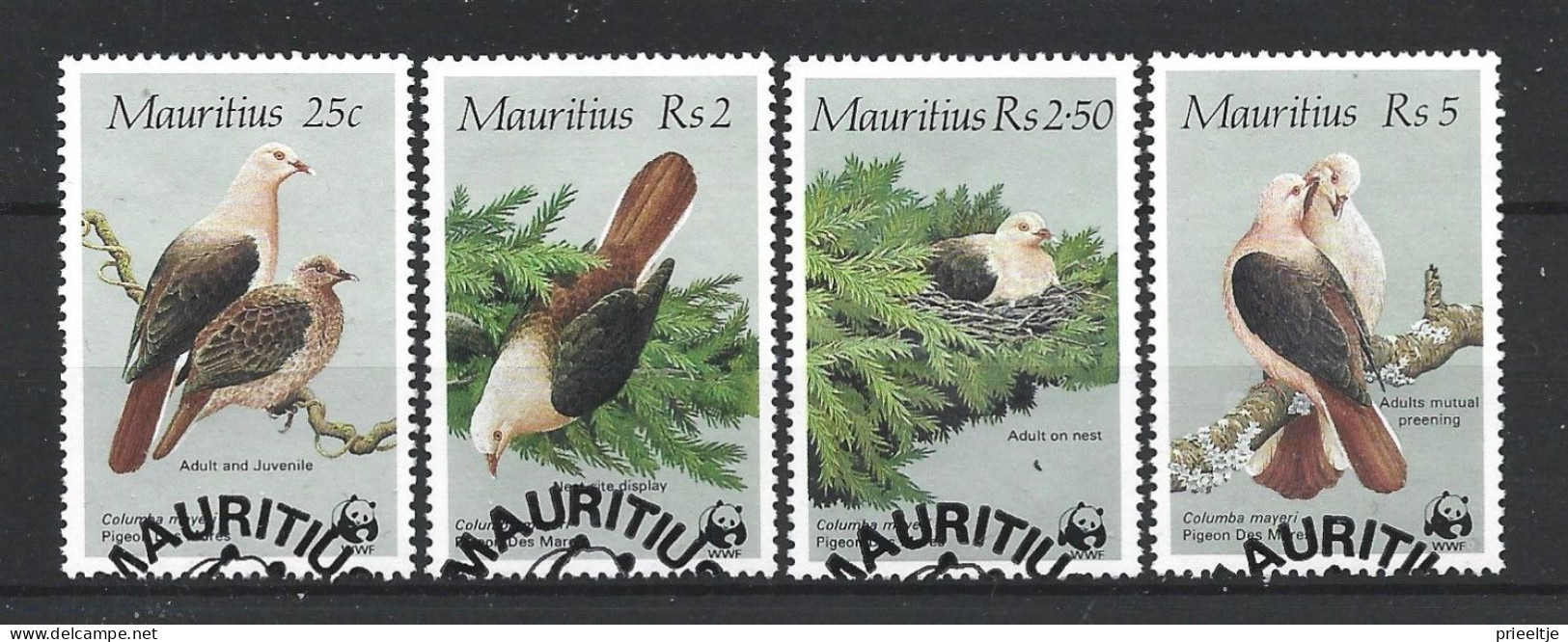 Mauritius 1985 WWF Pigeon Des Mares Y.T. 631/634 (0) - Mauricio (1968-...)