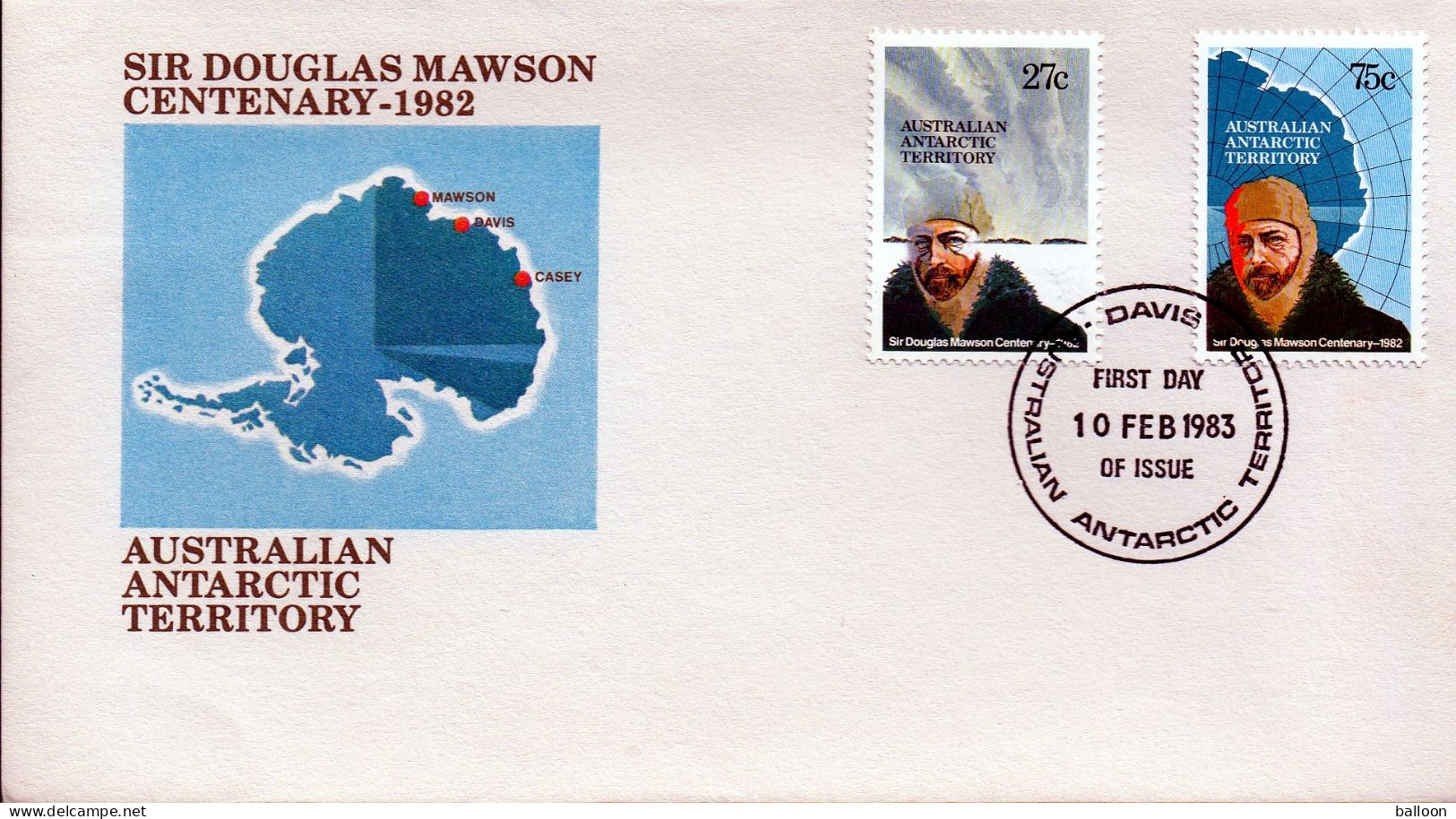 Antarctique - AAT - Territoire Antarctique Australien - 1982 - Timbres Et Premier Jour - Collections, Lots & Séries