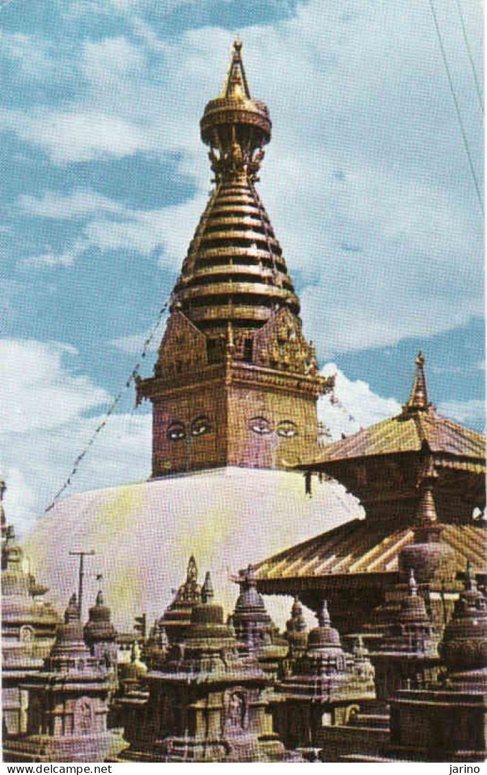 Nepal, Kathmandu, Swoyambhu Nath Temple, Used 1962 - Népal