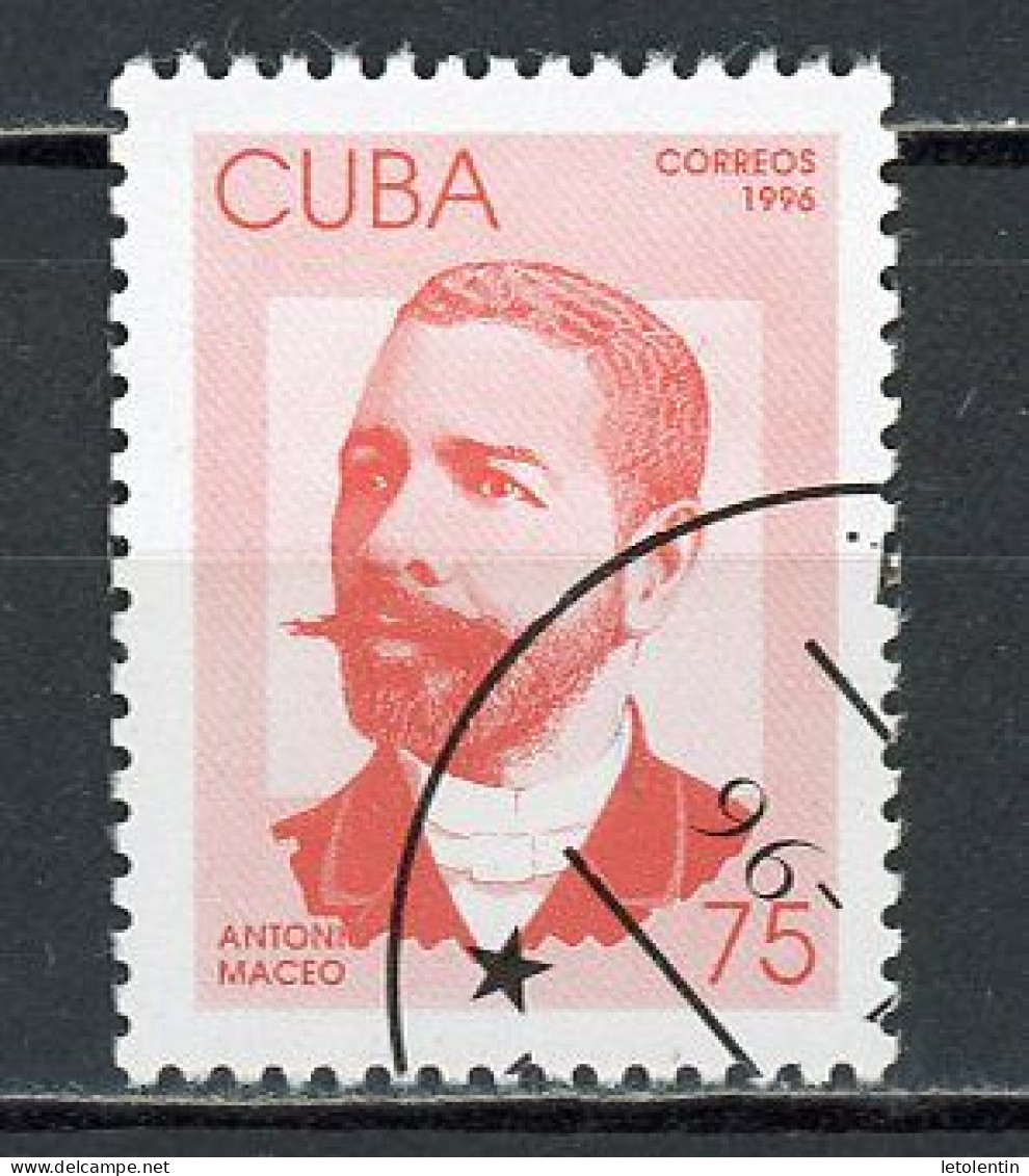 CUBA -  CÉLÉBRITÉ  N°Yt 3539 Obli. - Gebruikt