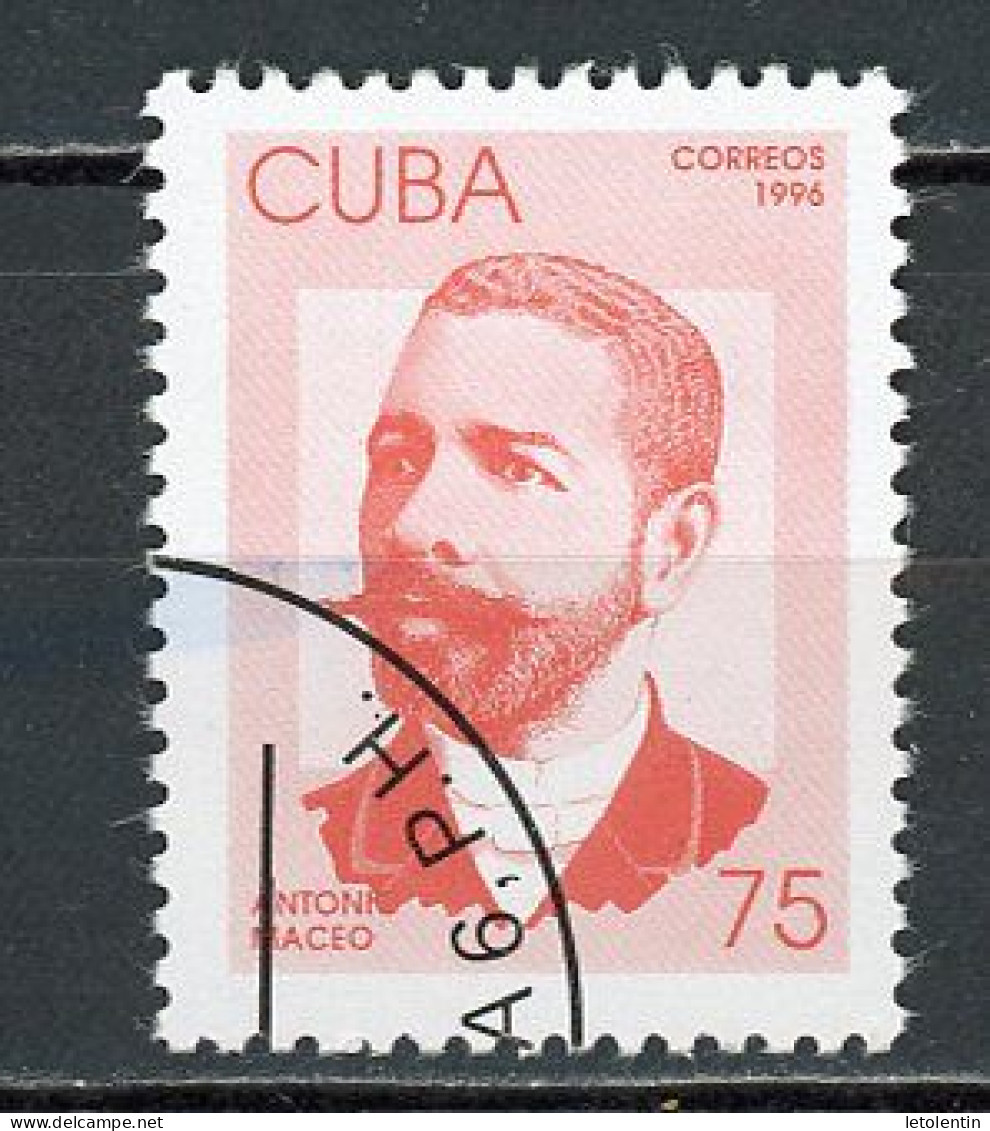 CUBA -  CÉLÉBRITÉ  N°Yt 3539 Obli. - Usati