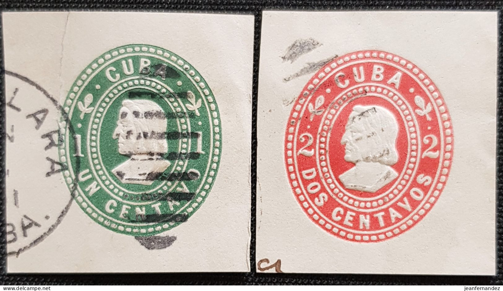 Cuba  Entier Postal Sur Fragment   Y&T - Imperforates, Proofs & Errors