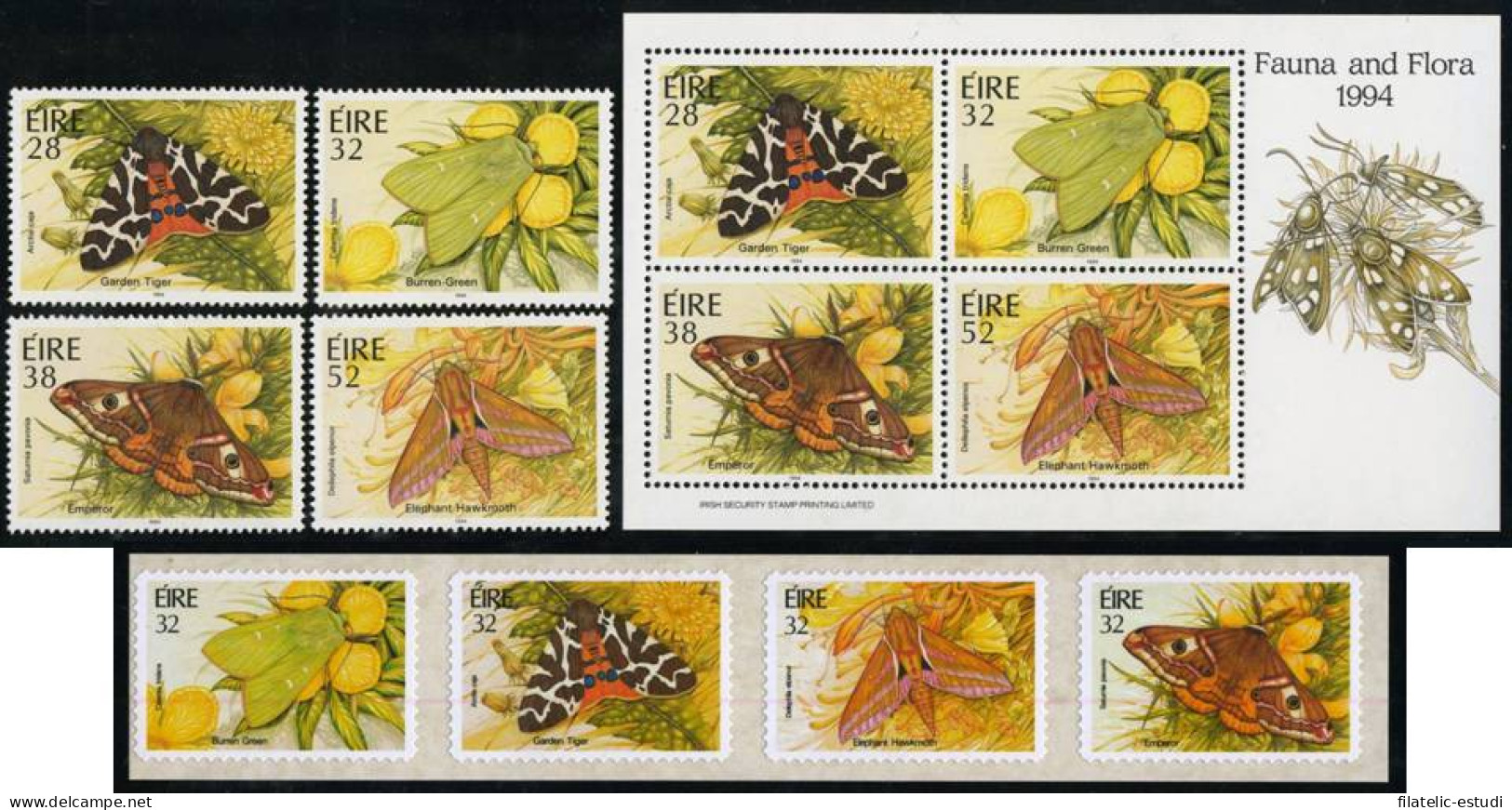 FAU2 Irlanda Ireland  Nº 864/71 + HB 16   1994  MNH - Altri & Non Classificati