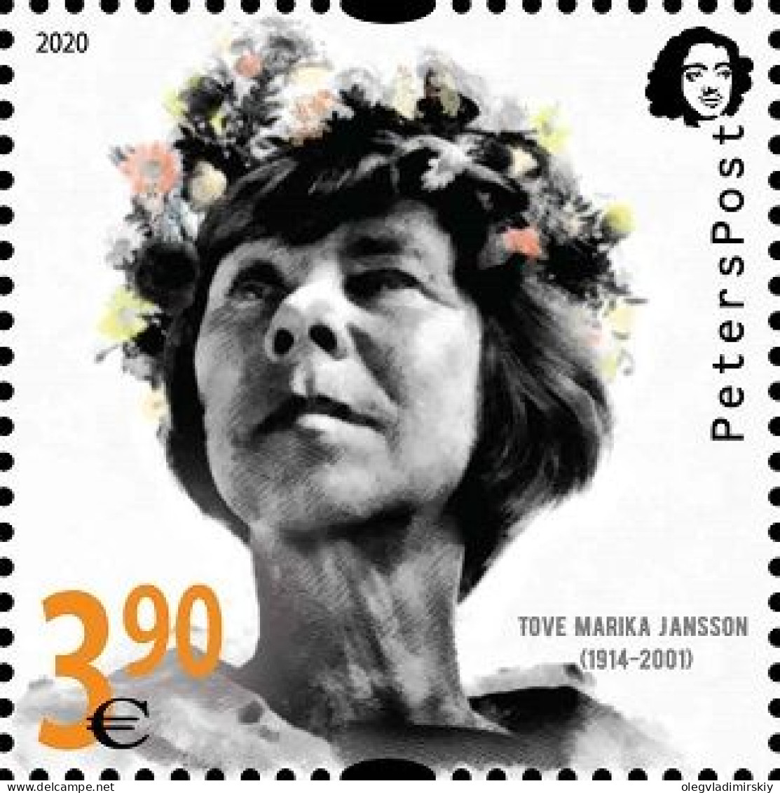 Finland Finnland Finlande 2020 Tove Jansson World Famous Writer And Artist National Art Day Peterspost Stamp MNH - Nuovi