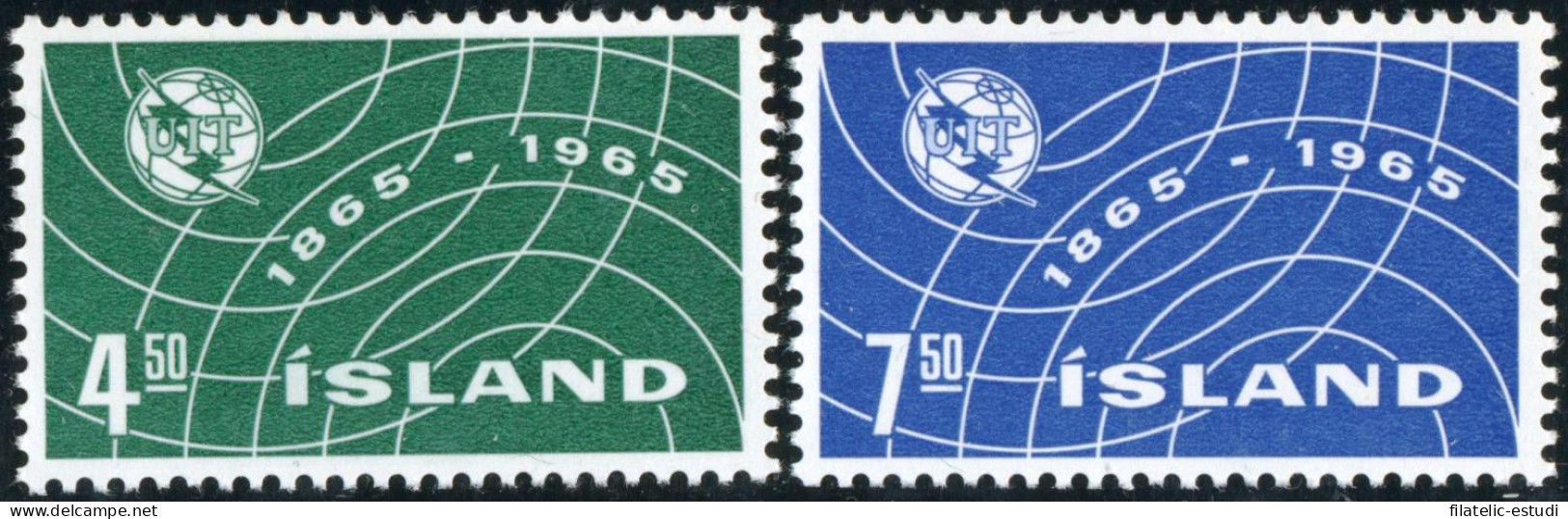 VAR1 Islandia Iceland 345/46 1965 MNH - Other & Unclassified