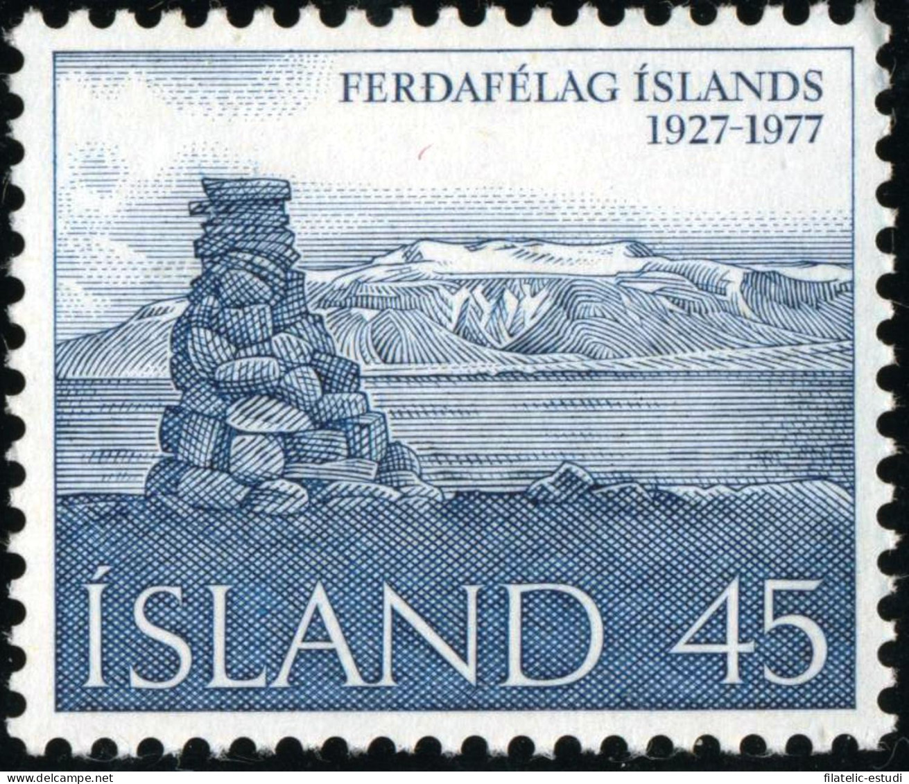 VAR1  Islandia Iceland 480 1977 MNH - Altri & Non Classificati