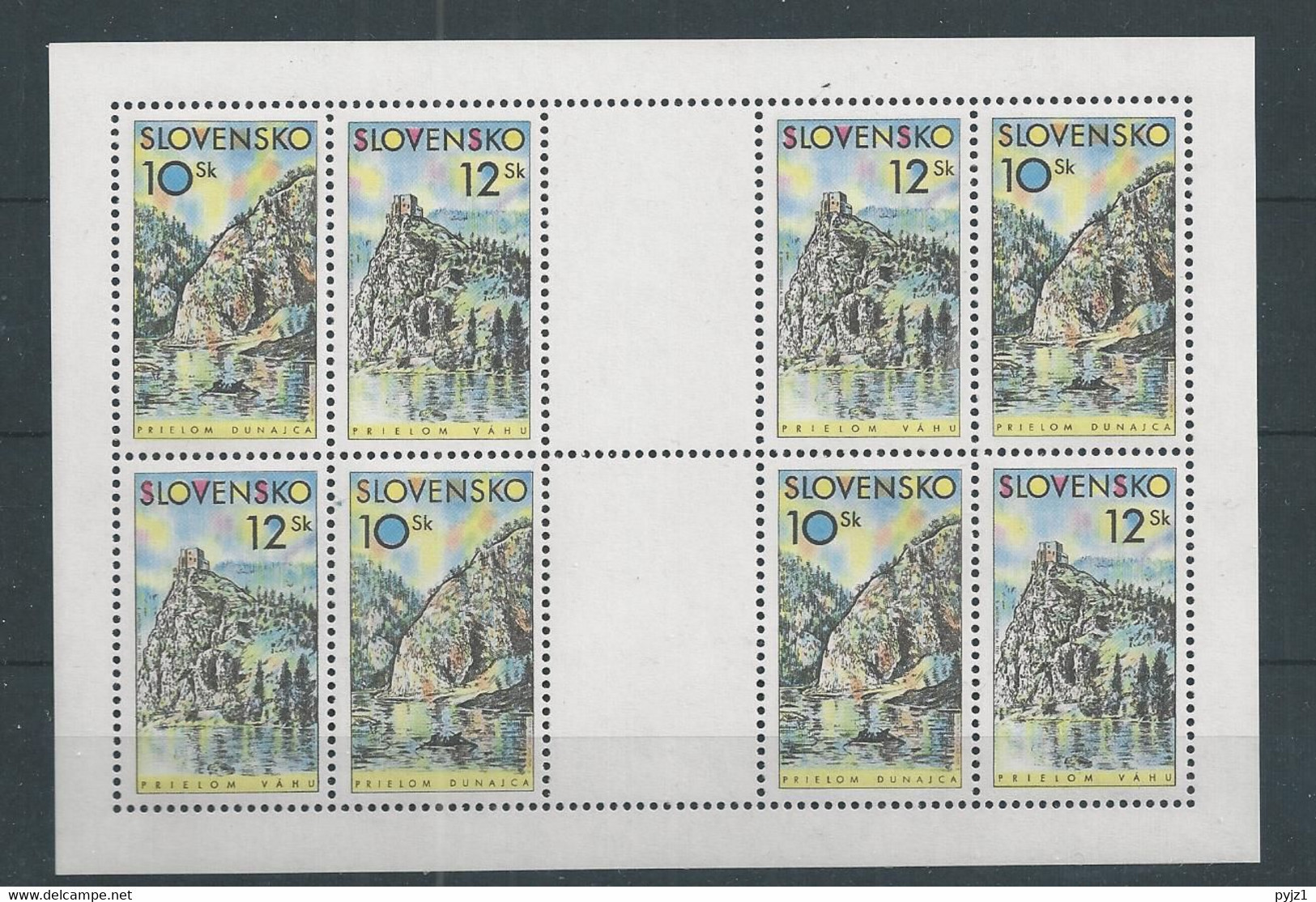 2000 MNH Slovensko, Mi 359-60 Kleinbogen,  Postfris** - Blocks & Kleinbögen