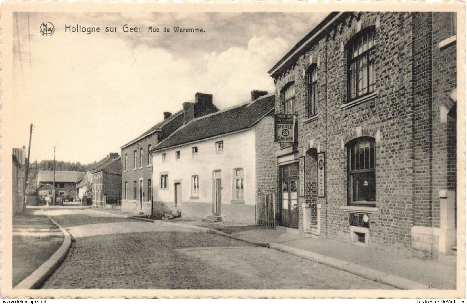 BELGIQUE - Hollogne Sur Geer - Vue Générale Sur La Rue De Waremme - Carte Postale Ancienne - Geer