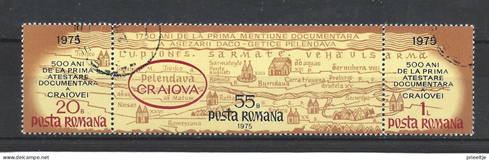 Romania 1975 Craiova Strip Y.T. 2925/2927 (0) - Oblitérés