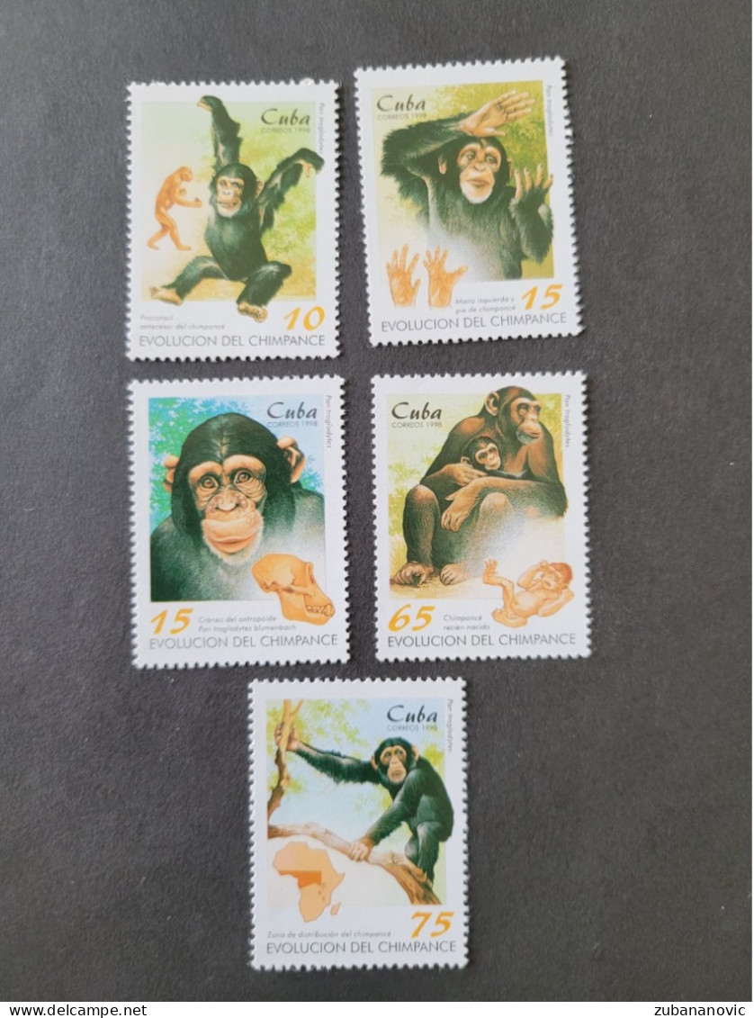 Cuba 1998 Monkeys - Apen