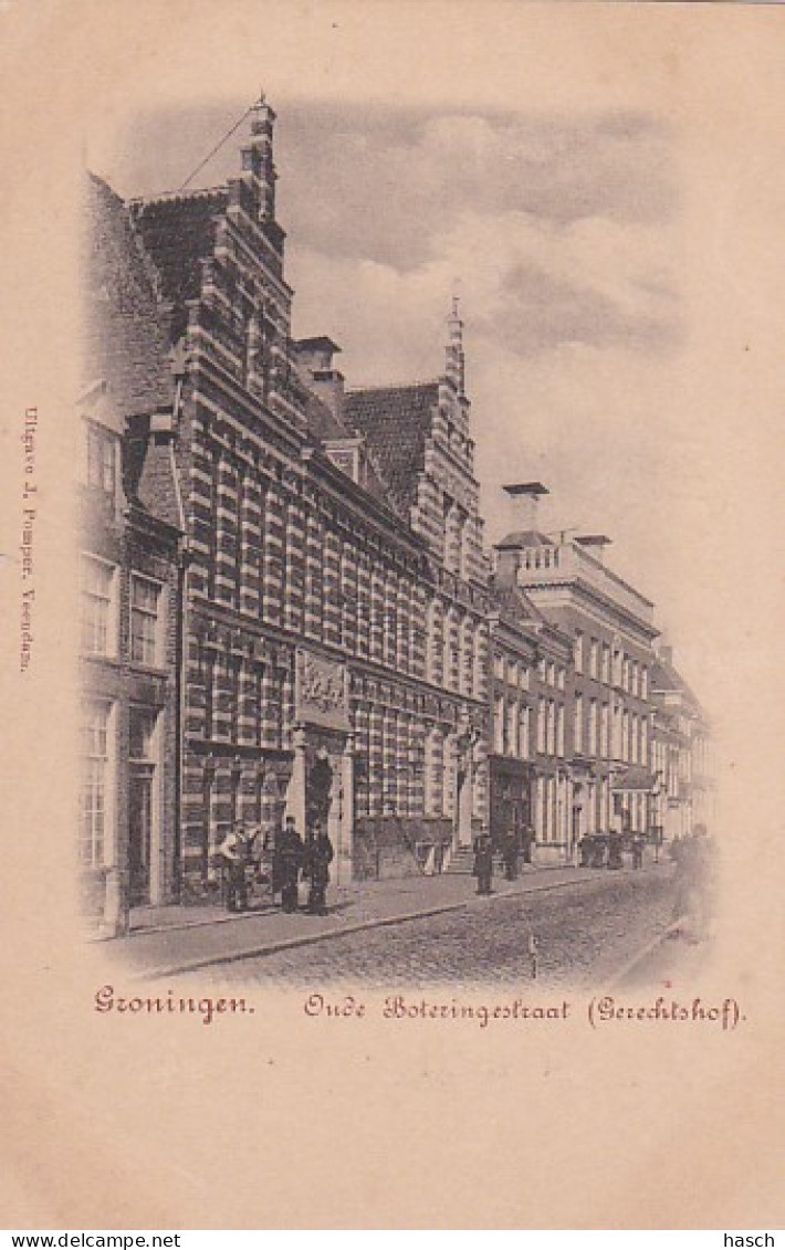  2747	248	Groningen, Oude Boterinestraat – Groote Markt – Martinitoren (Mooie Foto Kaart) (3 Kaarten) (zie Hoeken En Ran - Groningen