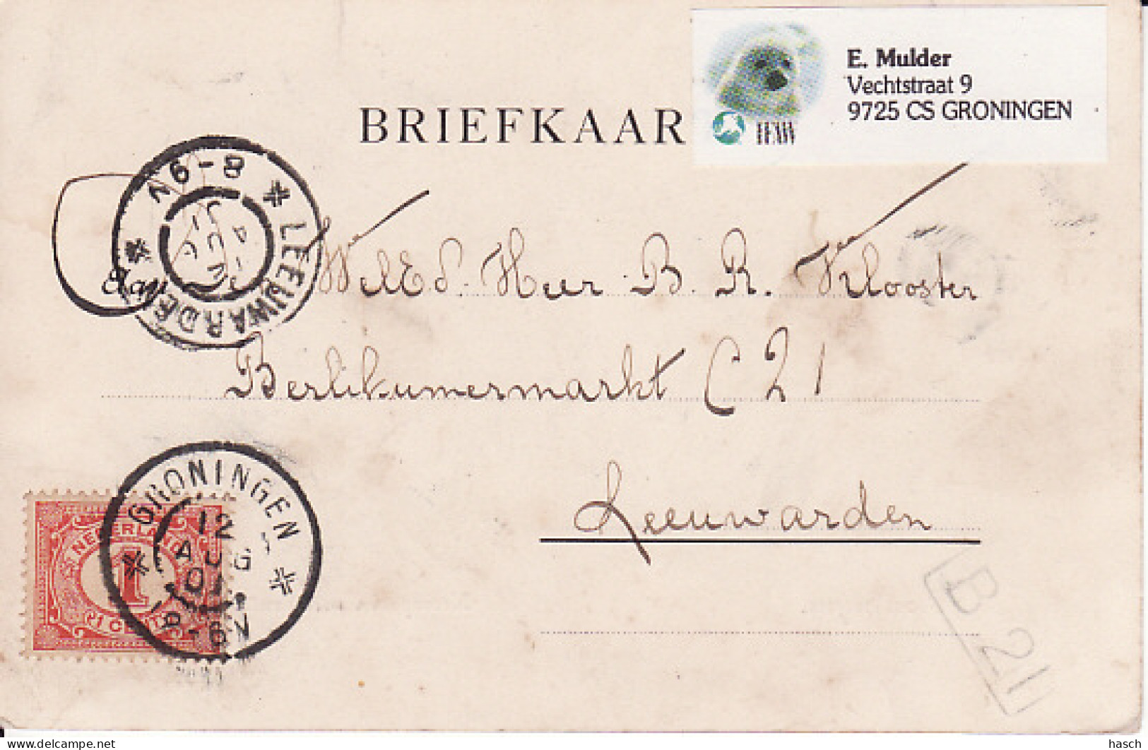 2747	32	Groningen,  Heereplein Met Fontein (poststempel 1901) - Groningen