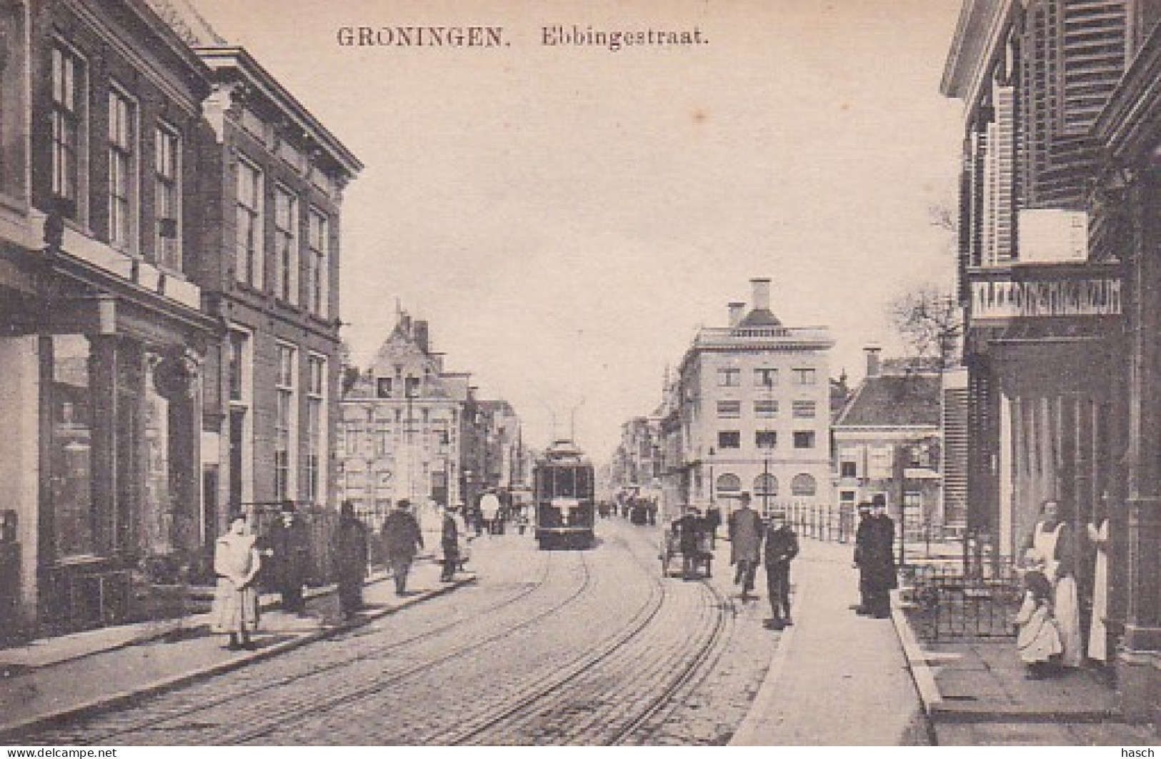 2747	105	Groningen, Ebbingestraat (zie Hoeken) - Groningen