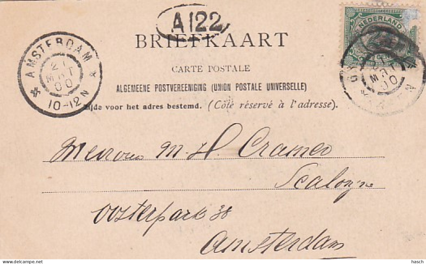 2747	159	Groningen, Stadhuis (poststempel 1900) (zie Hoeken) - Groningen