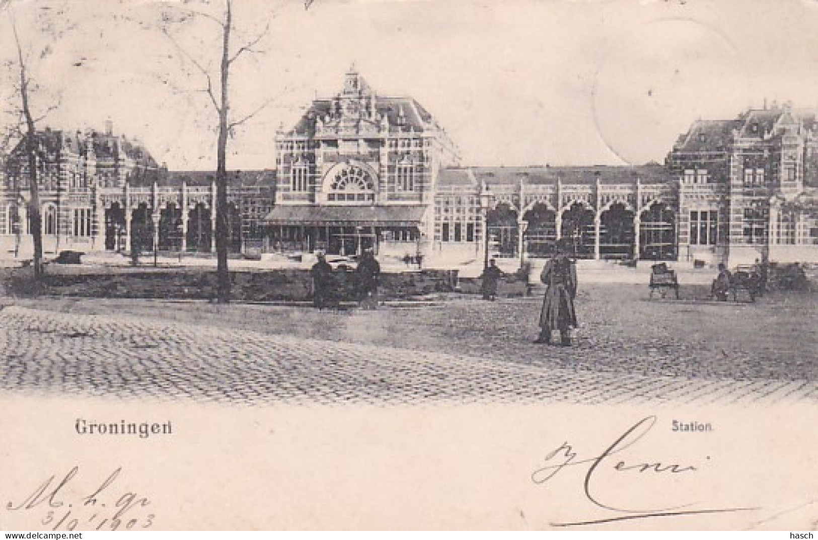 2747	202	Groningen, Station – Nieuwe Ebbingestraat – Emmabrug (3 Kaarten) (zie Hoeken En Randen) - Groningen