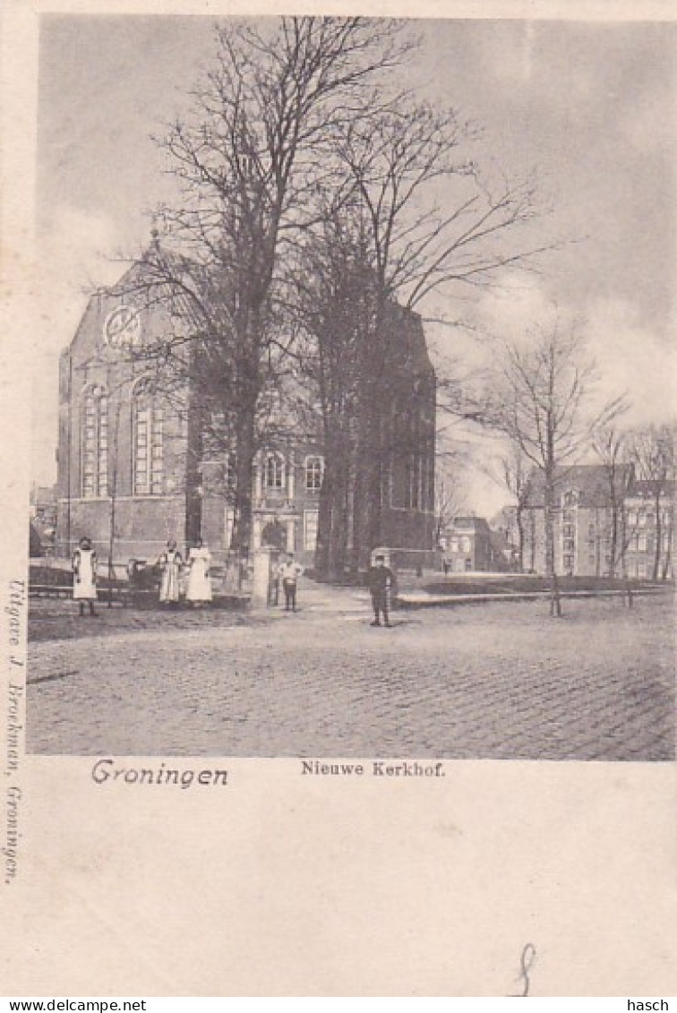 2747	212	Groningen, Verlengde Oosterstraat – Nieuwe Kerkhof – Gerechtshof (3 Kaarten) (zie Hoeken En Randen) - Groningen