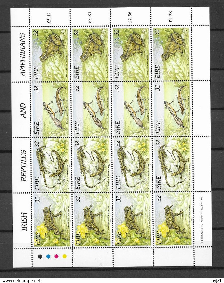 1995 MNH Ireland Mi 909-12 Postfris** - Blokken & Velletjes