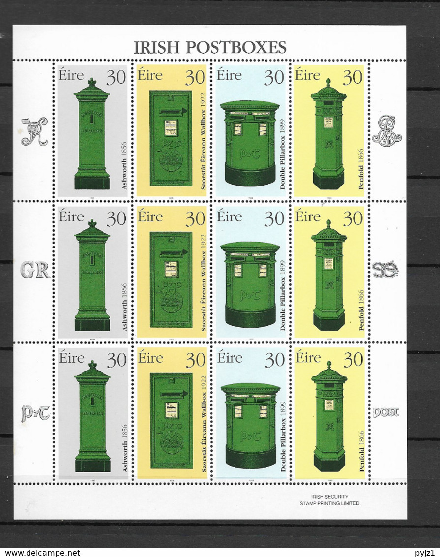 1998 MNH Ireland, Mi 1092-95 Postfris** - Blocks & Sheetlets
