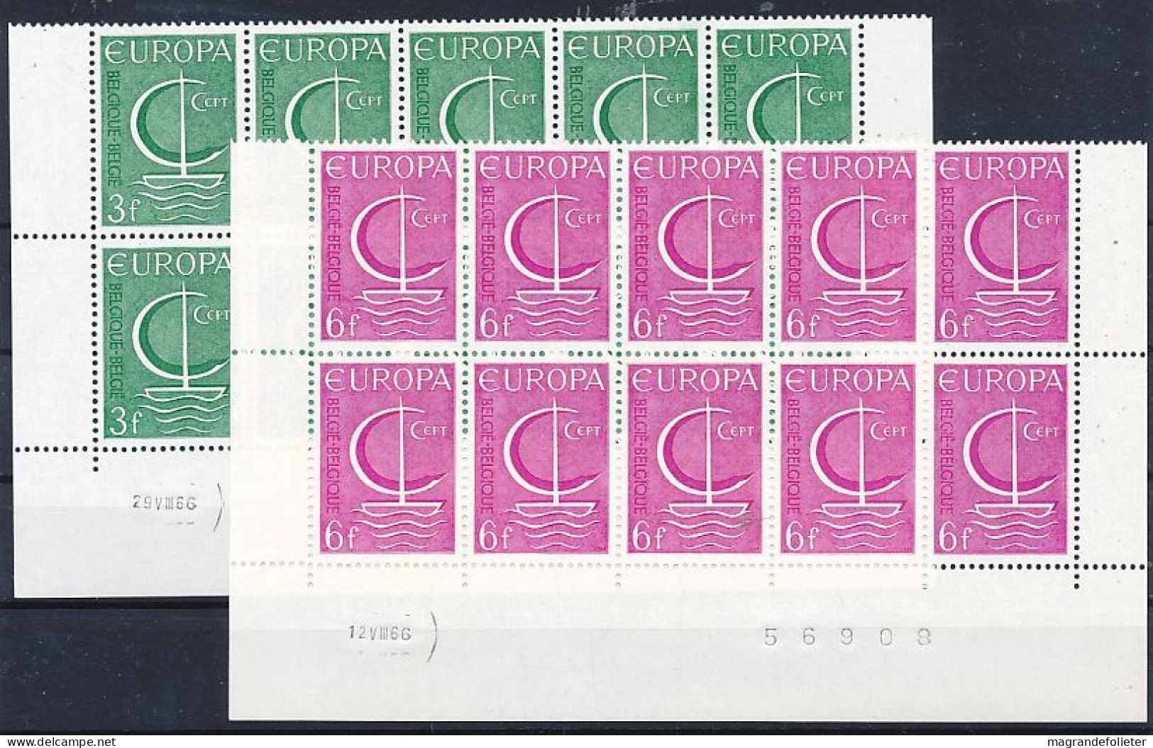 TIMBRE STAMP ZEGEL BELGIQUE  10 X 1389-90  XX    A VALEUR PERMANENTES   XX - 1961-1970