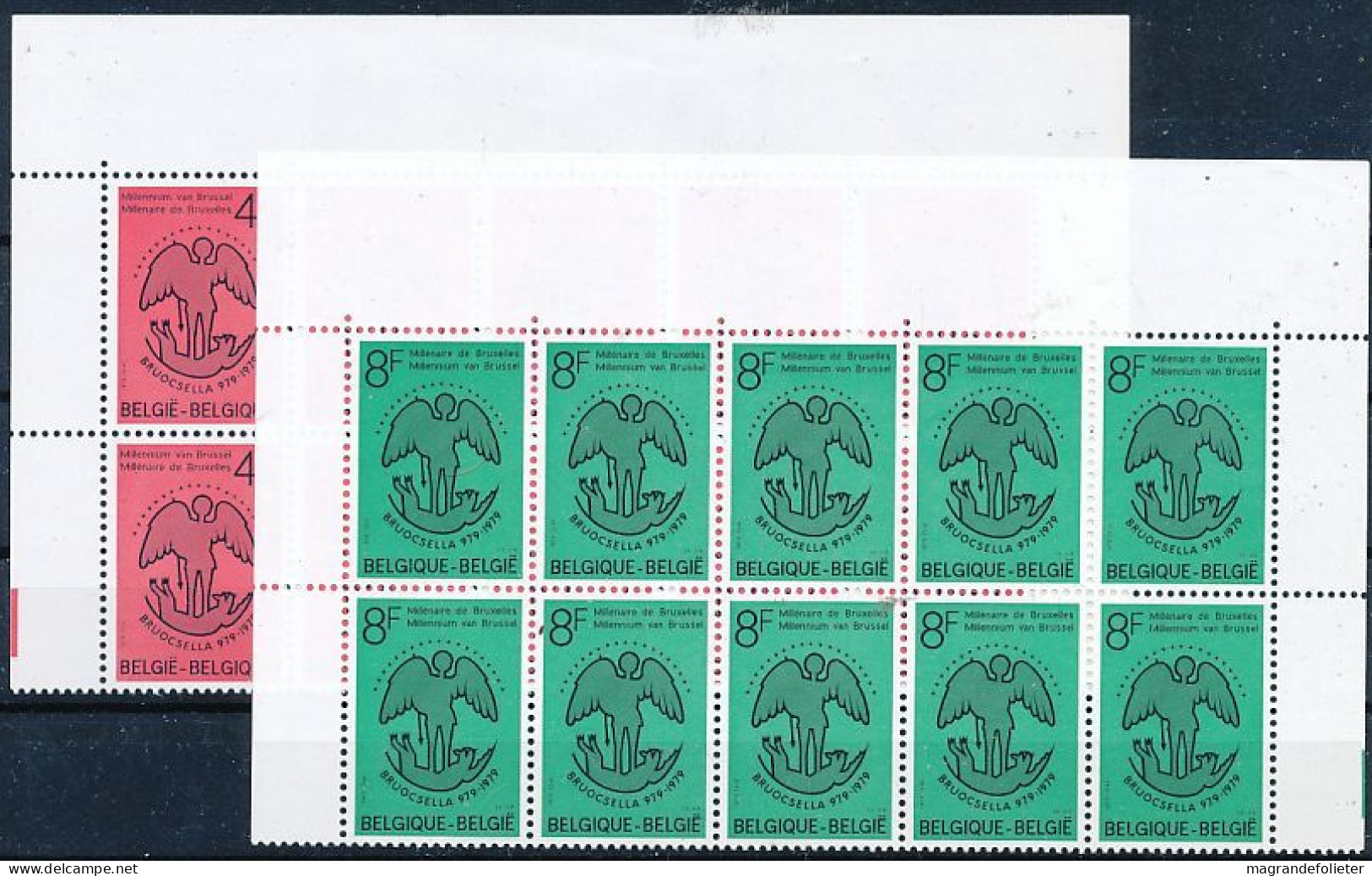 TIMBRE STAMP ZEGEL BELGIQUE  10 X 1530-31  XX    A VALEUR PERMANENTES   XX - 1961-1970