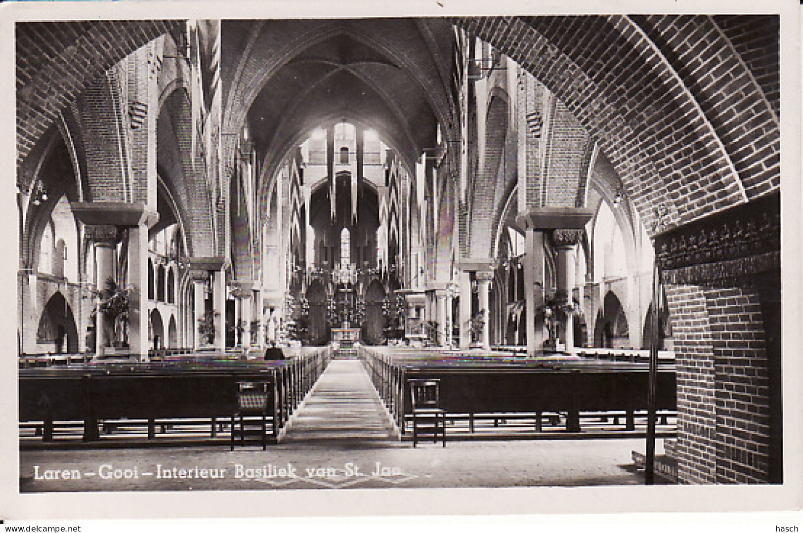 2769	43	Laren - Gooi, Interieur Basiliek Van St. Jan 1948 - Laren (NH)