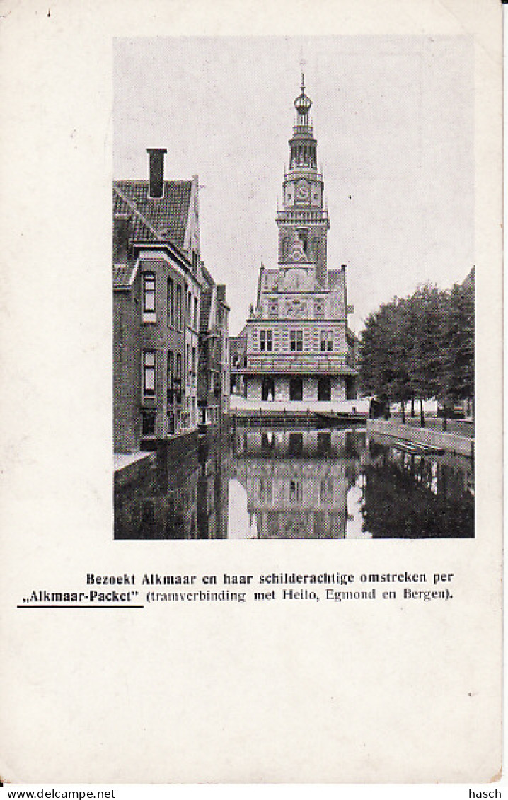 2769	168	Bezoekt Alkmaar En Haar Schilderachtige Omstreken Per ,, Alkmaar Packet’’ (tramverbinding Met Heilo, Egmond En  - Alkmaar
