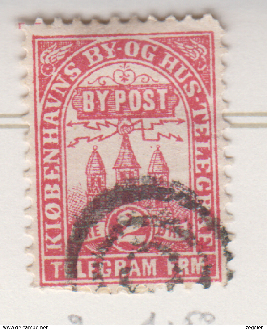 Denemarken Lokale Zegels Cat. DAKA Bypost: Kobenhavn Bypost Nr.2 Stomme Stempel - Local Post Stamps