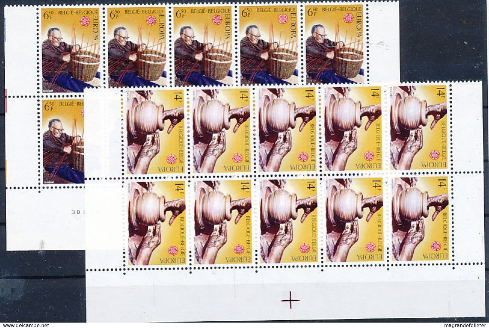 TIMBRE STAMP ZEGEL BELGIQUE  10 X 1805-06   XX    A VALEUR PERMANENTES   XX - 1961-1970