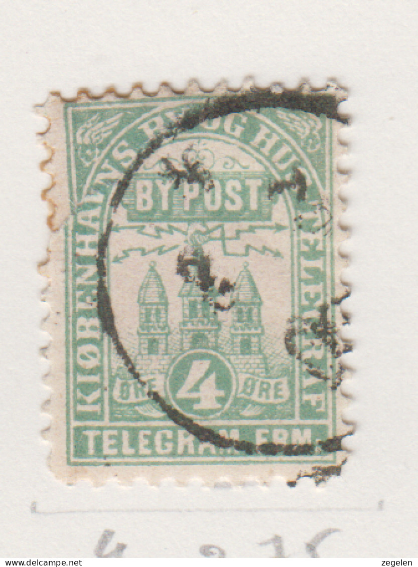 Denemarken Lokale Zegels Cat. DAKA Bypost: Kobenhavn Bypost Nr. 4 Datumstempel - Local Post Stamps