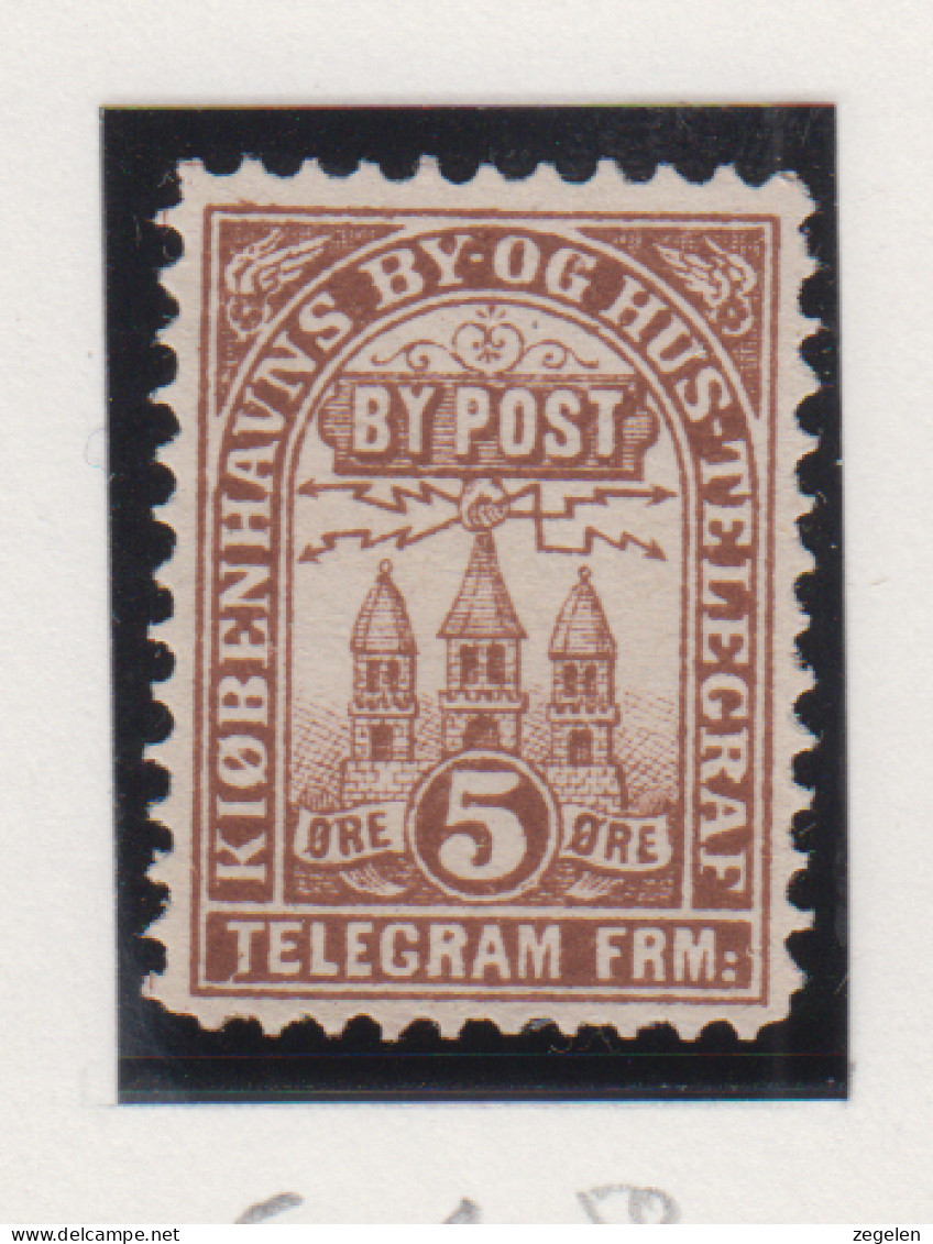 Denemarken Lokale Zegels Cat. DAKA Bypost: Kobenhavn Bypost Nr. 5 - Local Post Stamps