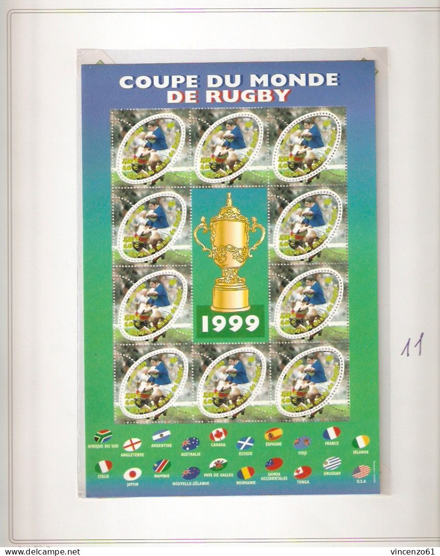 FRANCE FRANCIA 1999 COUPE DU MOND DE RUGBY - Rugby