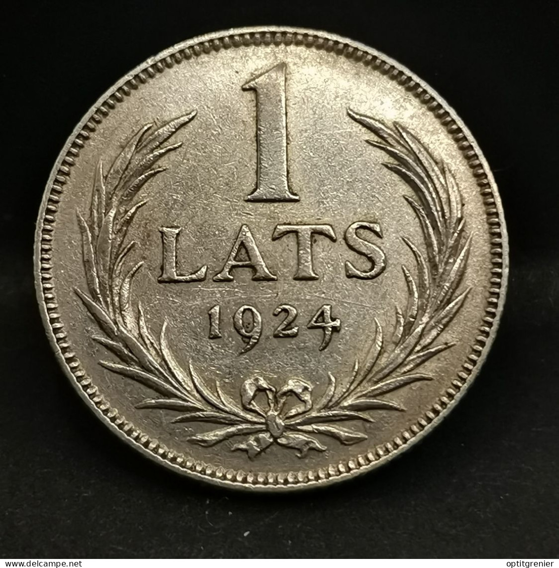 1 LATS ARGENT 1924 LETTONIE  / SILVER - Lettonia