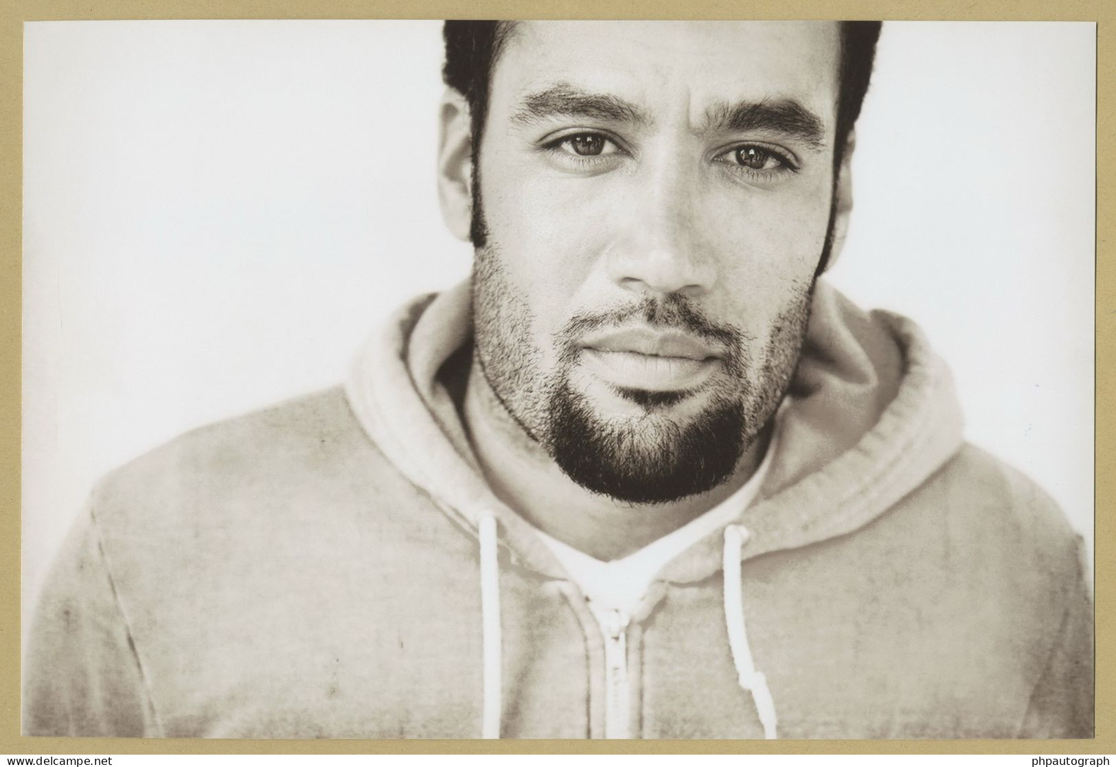 Ben Harper - Rare Authentic In Person Signed Card + Photo - Paris 2000 - COA - Cantanti E Musicisti