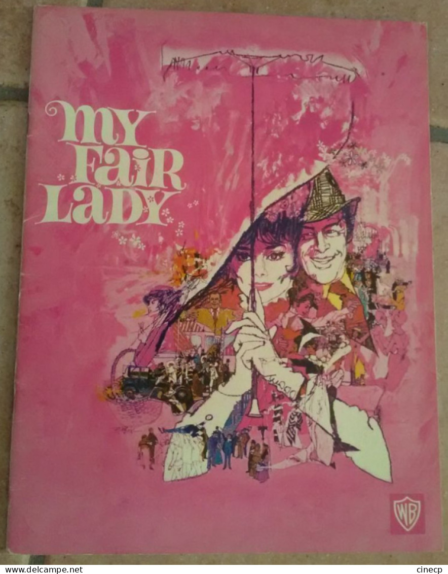 Livret Publicitaire Original FILM MY FAIR LADY 18 PAGES CUKOR HEPBURN 1964 TBE CINEMA DESSIN PEAK Photographies WB - Pubblicitari