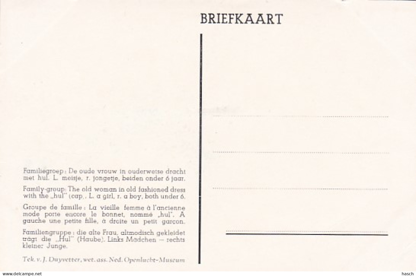 2775	206	Spakenburg, Familiegroep 1945 – Meisje Klederdracht (1948) – Havengezicht (linkerkant Vouwen) - Spakenburg