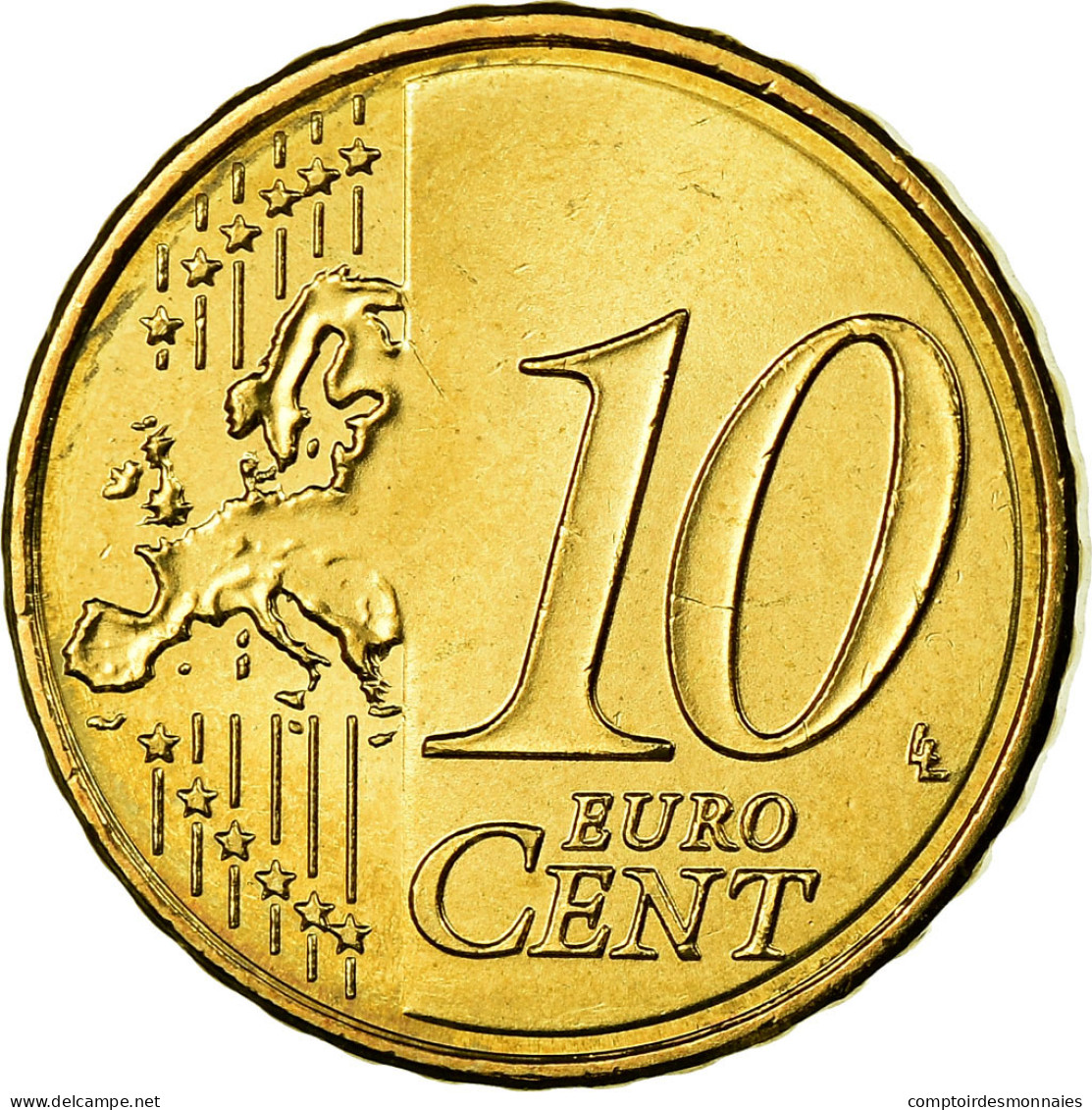 Espagne, 10 Euro Cent, 2011, SPL, Laiton, KM:1147 - Spanje