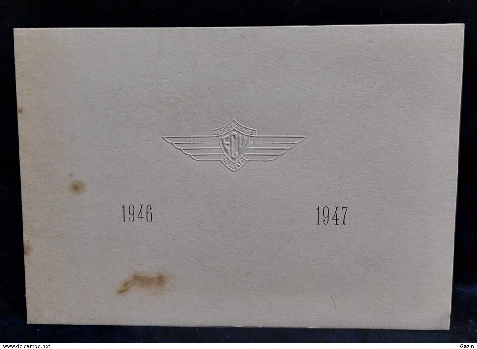 C6/11 - Cartão Boas Festas 1946/47 * Transportes Invicta * Portugal * Publicidade * Convite - Portogallo