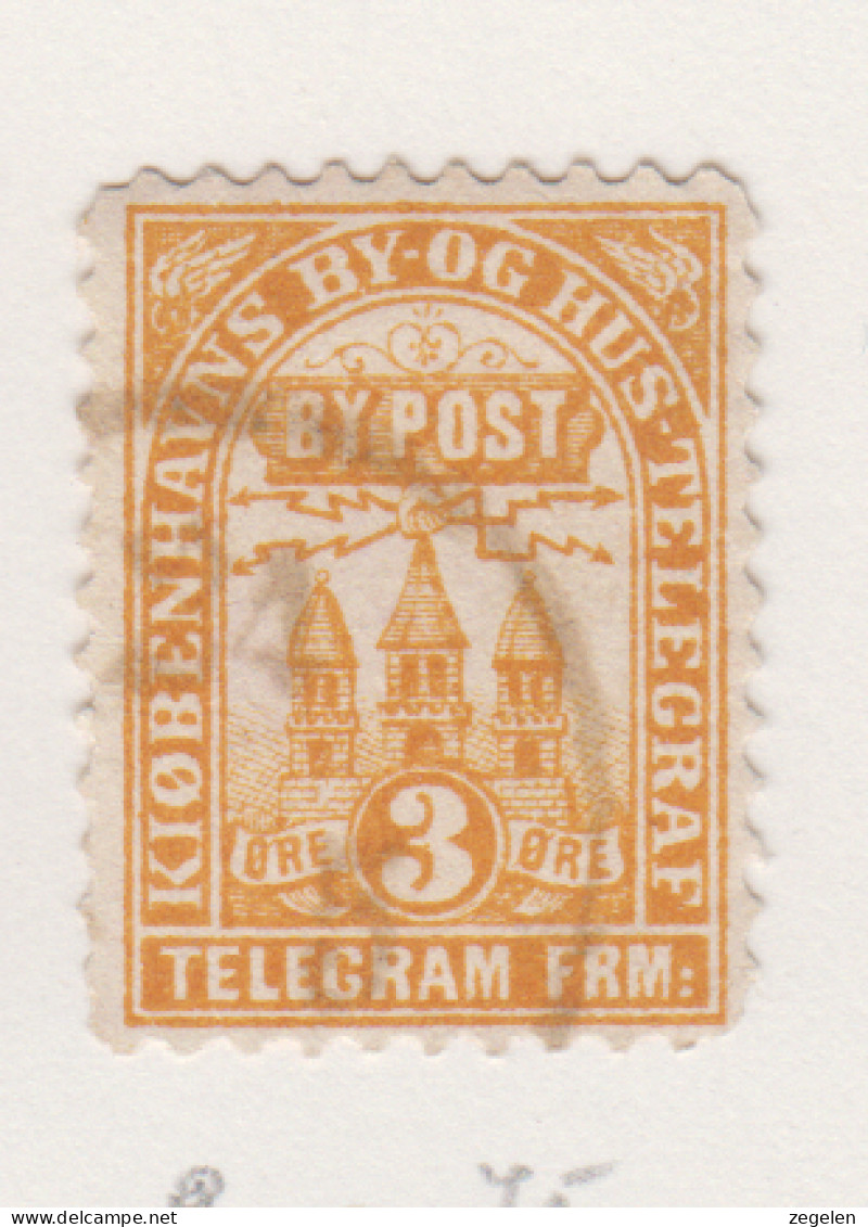 Denemarken Lokale Zegels Cat. DAKA Bypost: Kobenhavn Bypost Nr. 9 - Local Post Stamps