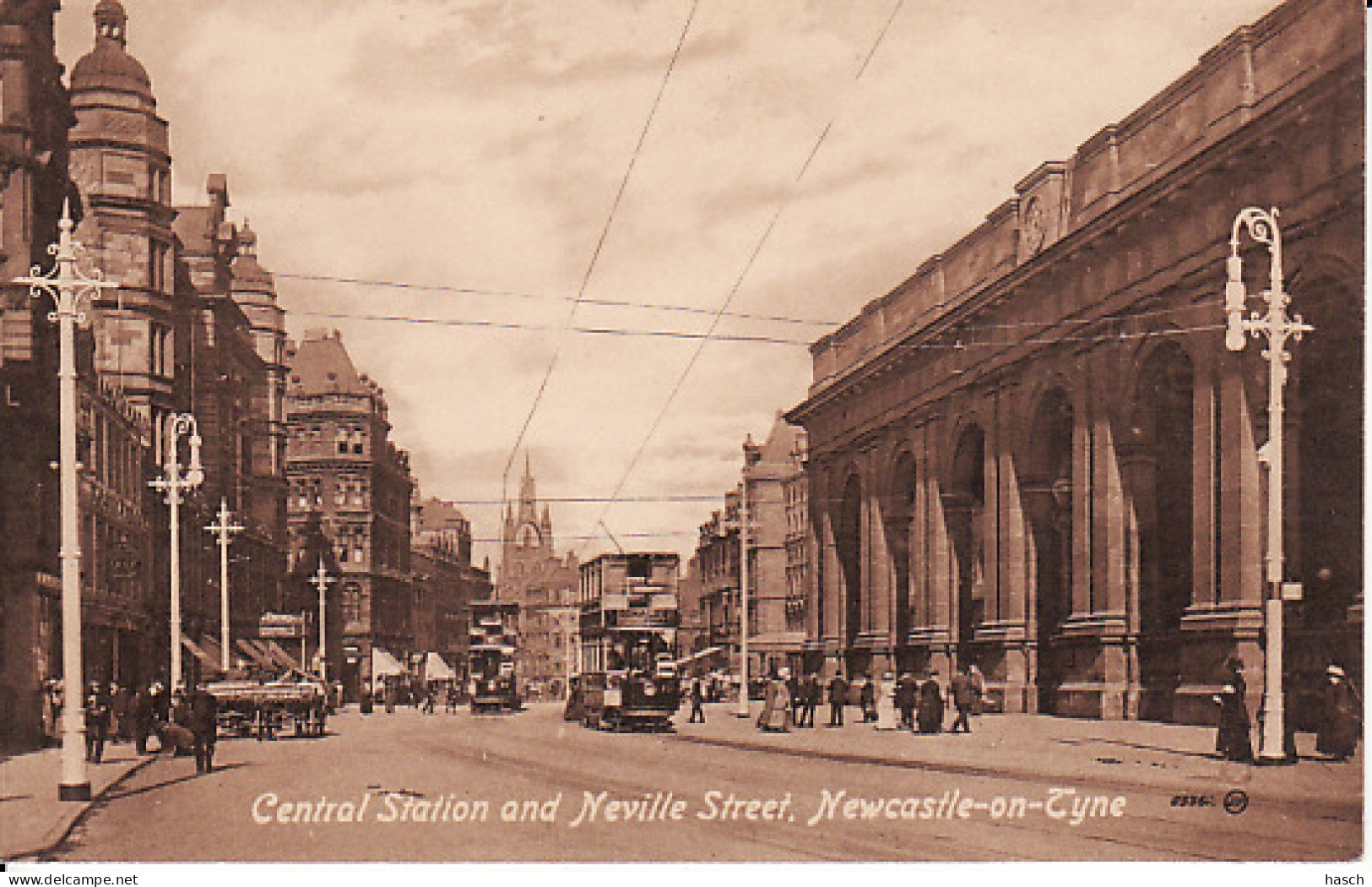 2780	46	Newcastle On Tyne, Central Station And Neville Street  - Newcastle-upon-Tyne