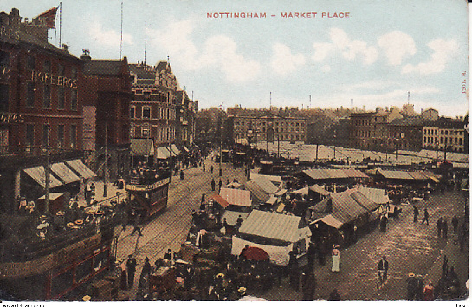 2780	118	Nottingham, Market Place 1903	 - Autres & Non Classés