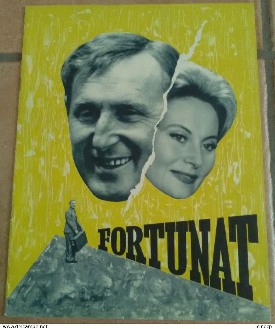 Livret Publicitaire Original FILM FORTUNAT 4 PAGES BOURVIL Michèle MORGAN Alex Joffé 1960 TBE CINEMA GUERRE MONDIALE - Pubblicitari