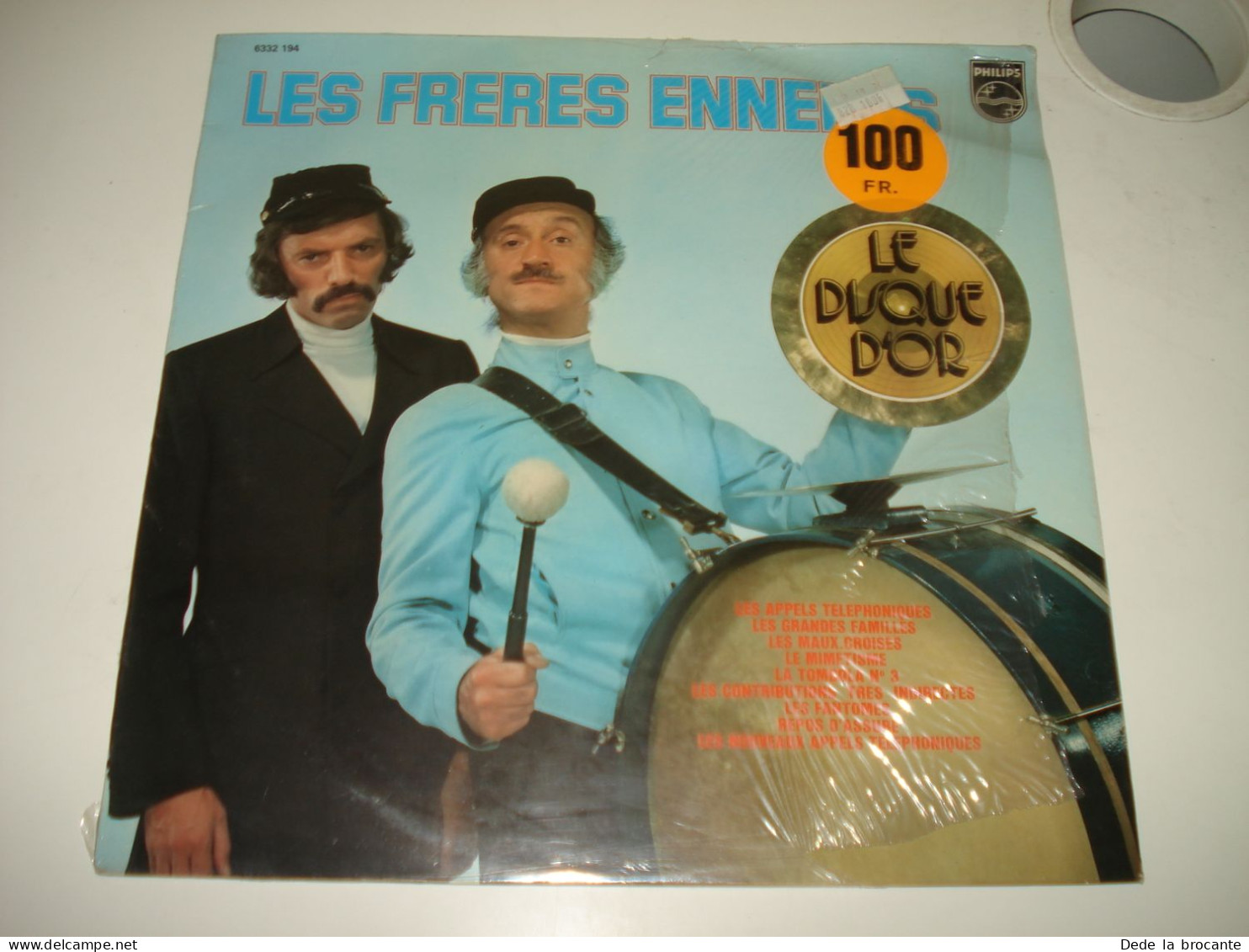 B14 / Compilation Les Frères Ennemis - LP - Philips – 6332 194 - Fr 1971  M/EX - Country Y Folk