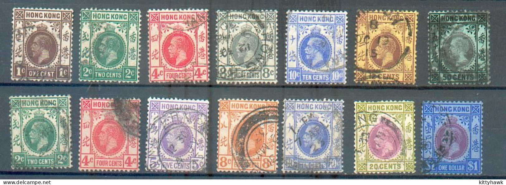 B 70 - H. K. - YT  99-100-101-103-104-105-109 / 119-120-120A-122-123-124-129 ° Obli - Used Stamps