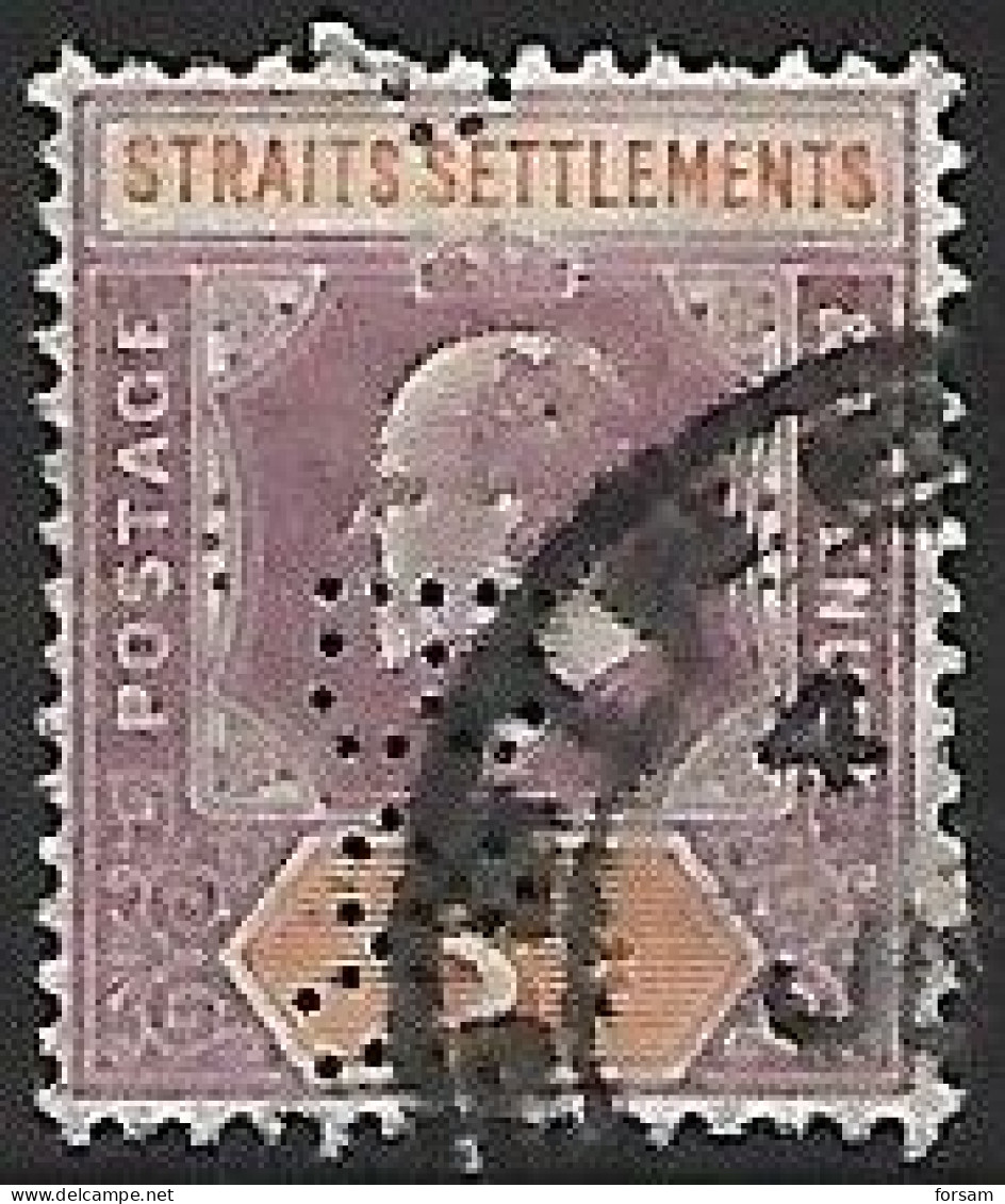 STRAITS SETTLEMENTS..1904..Michel # 99...used. - Straits Settlements