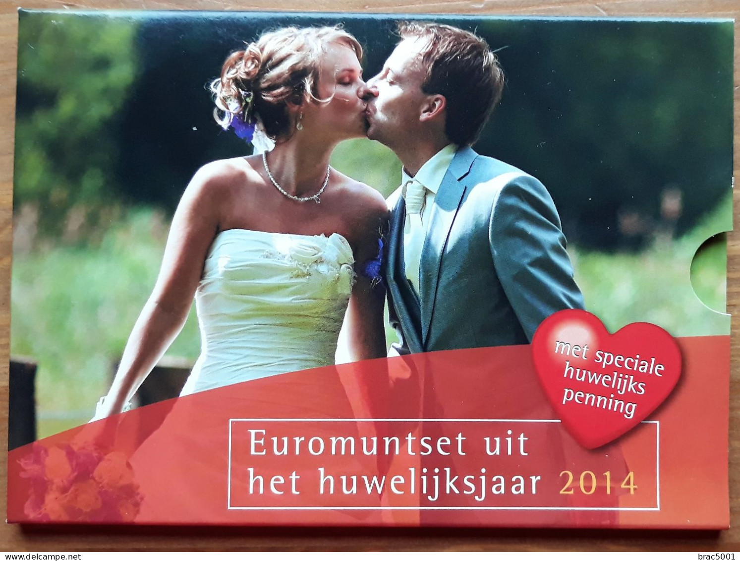 Nederland Pays-Bas - Set Mariage 2014 Huwelijksset - BU - Met Trouwpenning / Avec Médaille Gravable - Netherlands