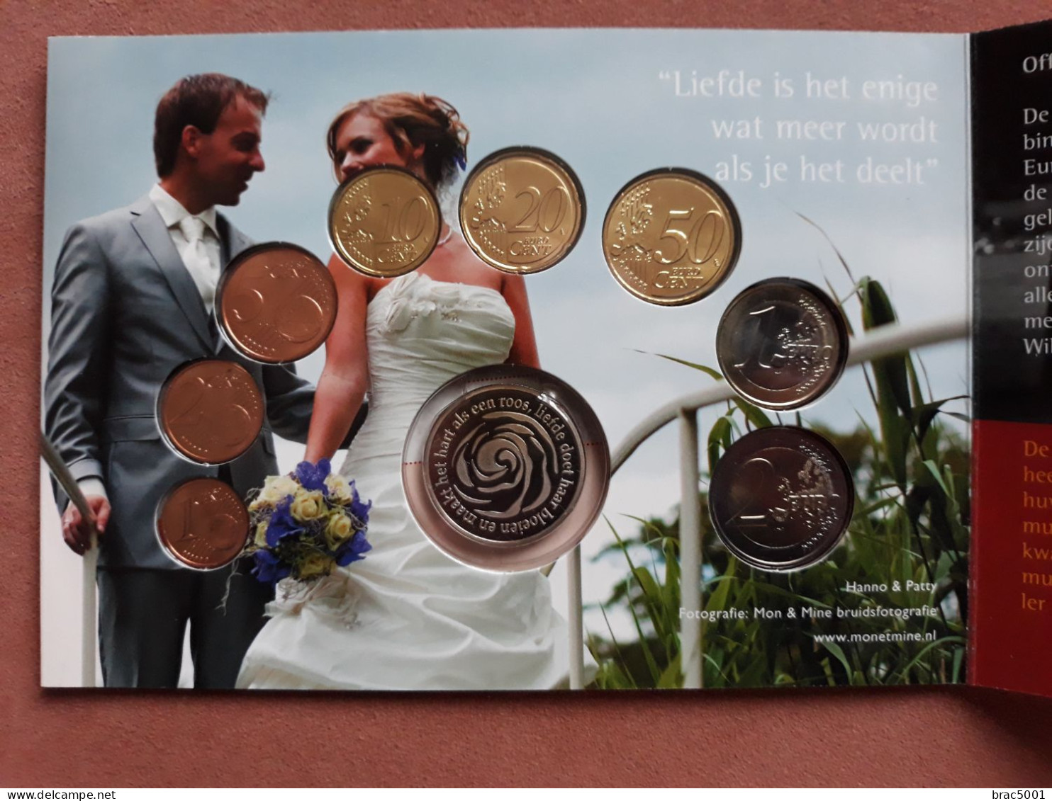 Nederland Pays-Bas - Set Mariage 2014 Huwelijksset - BU - Met Trouwpenning / Avec Médaille Gravable - Paesi Bassi