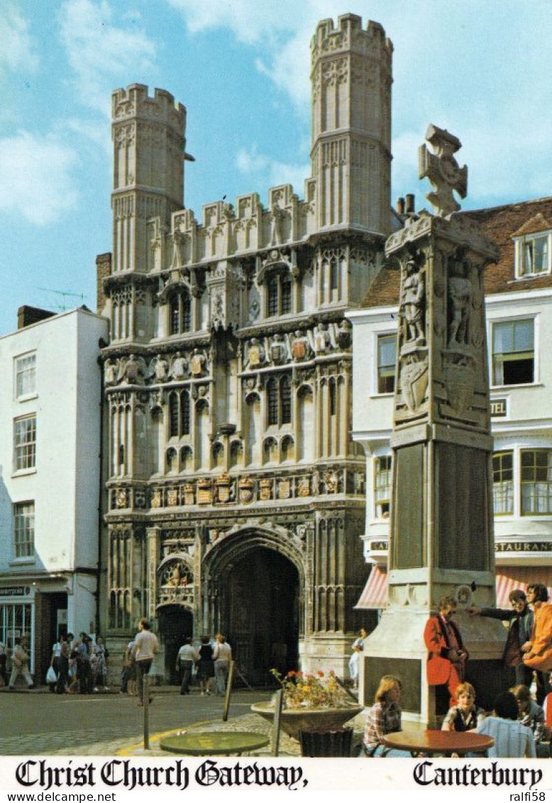1 AK England * Christ Church Gateway In Canterbury - Erbaut Um 1500 - Grafschaft Kent * - Canterbury