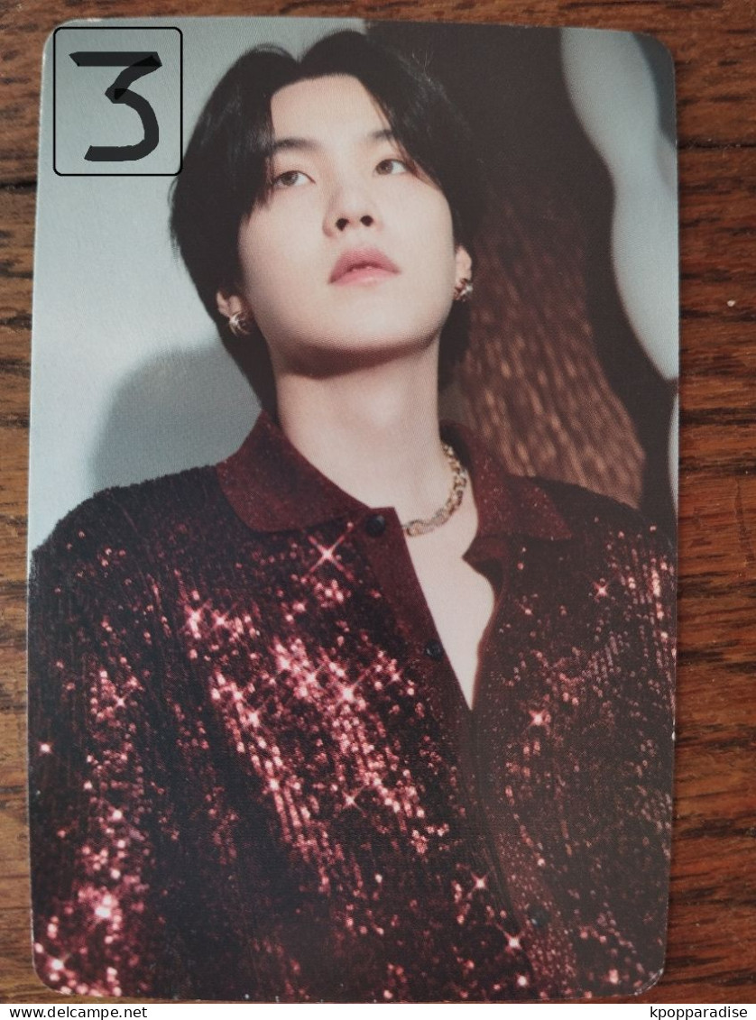 Photocard BTS D/Icon Suga - Objets Dérivés